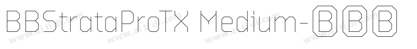BBStrataProTX Medium字体转换 BBStrataProTX Medium字体转换